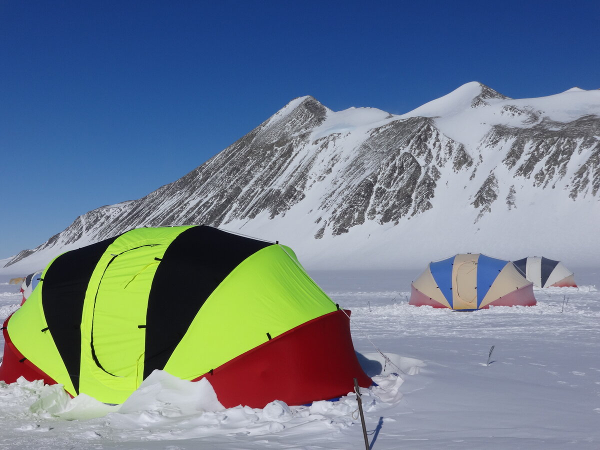 Clam tents are heated by 24-hour sunlight