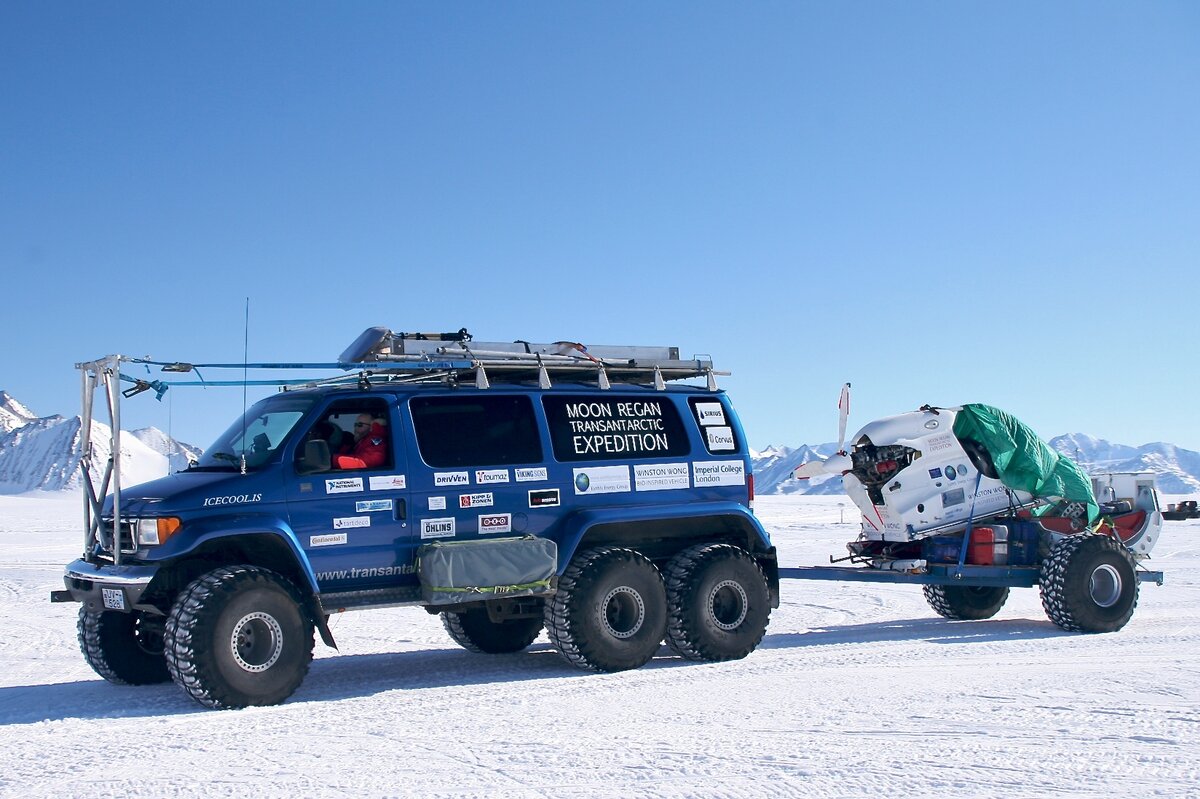 Moon-Regan Transantarctic Expedition van